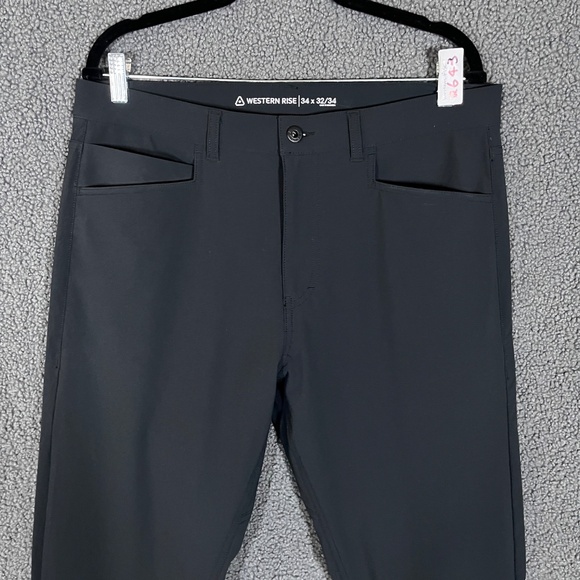Western Rise Evolution Lightweight Stretch Pants - Men's Size 34*33 - Black - Picture 2 of 10